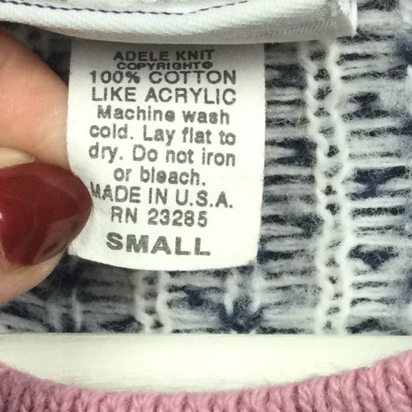 Willow Bay Vintage Christmas Sweater Patch Block S - Picture 3 of 6